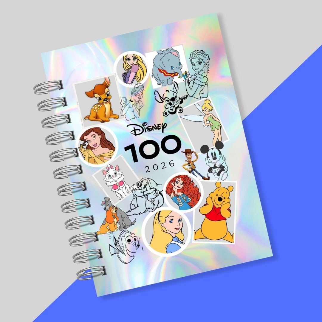 📒 Agenda Disney 100 - 2026 ✨💯📒